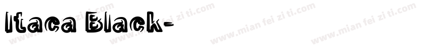 Itaca Black字体转换